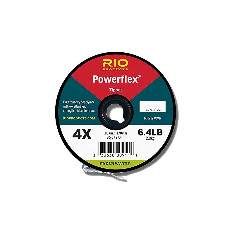 Rio Powerflex Tippet Fishing Line 30 Yards 5lb