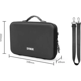 Carry Case for Insta360 X5, Portable PU Waterproof Storage Protective Bag Travel Case for Accessories with Large Capacity