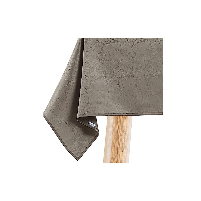 Filumi Tablecloth 140 x 280 cm Beige Washable for Indoor