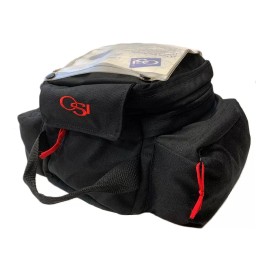 OSI Black LX Motorcycle Tank Bag with Removable Map Pocket *18L - 24L Capacity*