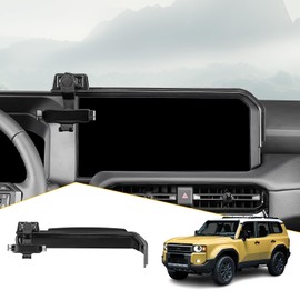 JYCDC Car Holder Compatible with Toyota Land Cruiser Prado 250 J250 LC250 Accessories 2024 2025 Land Cruiser Car Phone Mount,Car Phone Holder Fit for All Cell Phones (Black)