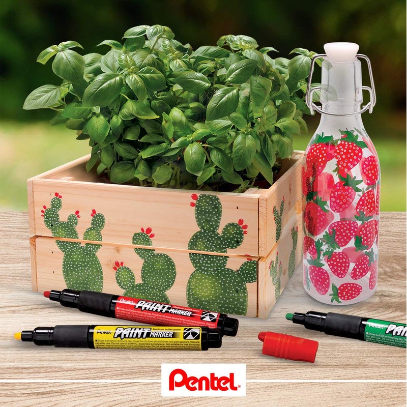 Pentel MMP20 Marcador permanente, dorado, 4 mm