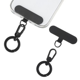 Phone Tether Tab Metal Cell Phone Lanyard Patch with Spring Ring, Detachable Cellphone Tether Tabs, Hands-Free Phones Strap Charm Replacement Part for Women Girls Party Traveling Shopping