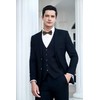 HISDERN Bow Tie Adjustable Brown Bow Ties for Men Pre-Tied