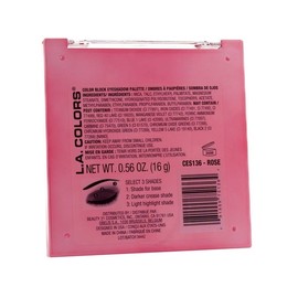 Sombra de ojos LA colors Rosa 16g