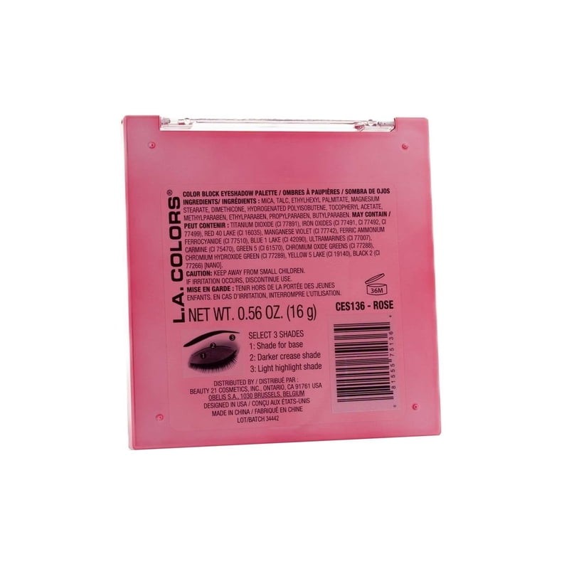 Sombra de ojos LA colors Rosa 16g