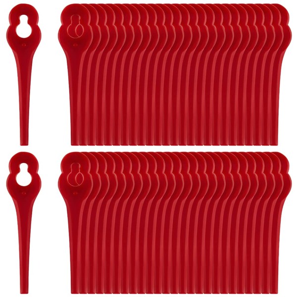 Pack of 100 PA6 Plastic Blades Compatible with Güde Grass