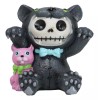Furry Bones Basheera Voodoo Skeleton With Pink Panther Doll Figurine