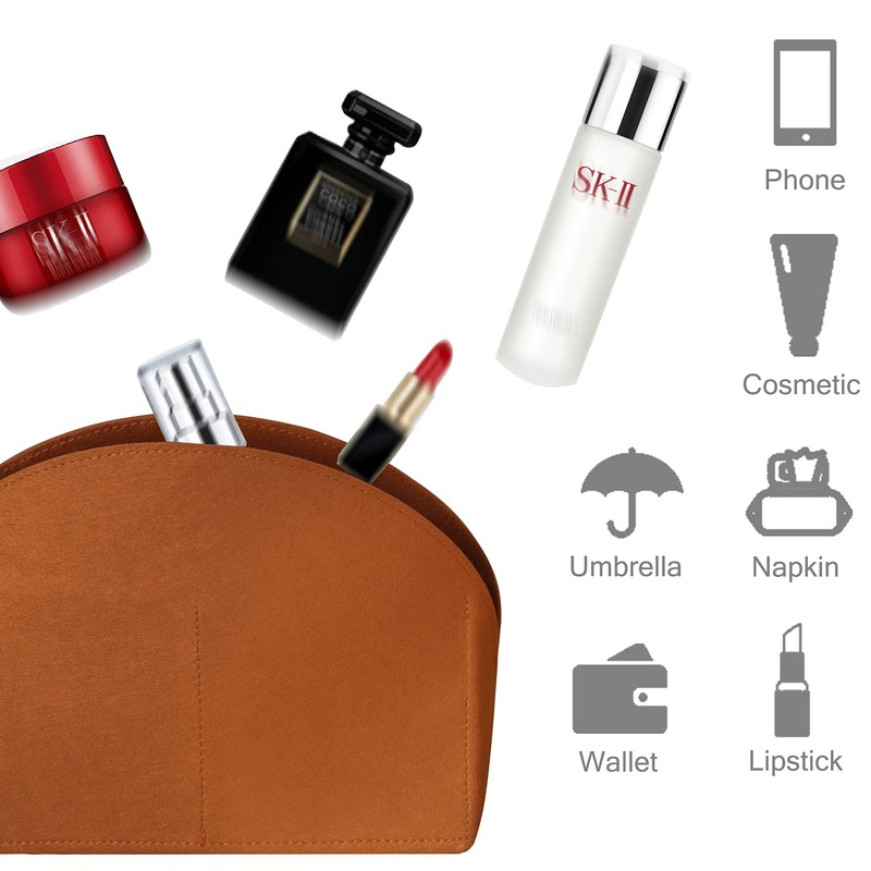 Soyizom Handbag Organizer for Alma Insert, Felt Bag Organizer Purse