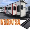RV Slide Out Seal Wiper Black Rubber 1/2 x 2.75
