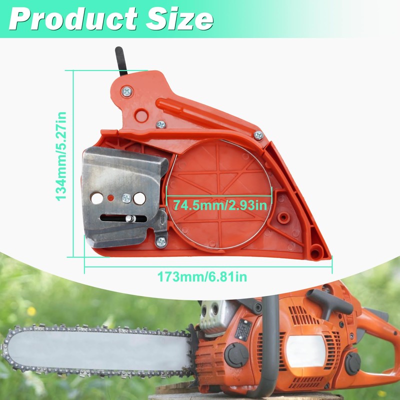 Adefol CS-370 CS-400 Chainsaw Chain Brake & 3/8" 7T Sprocket