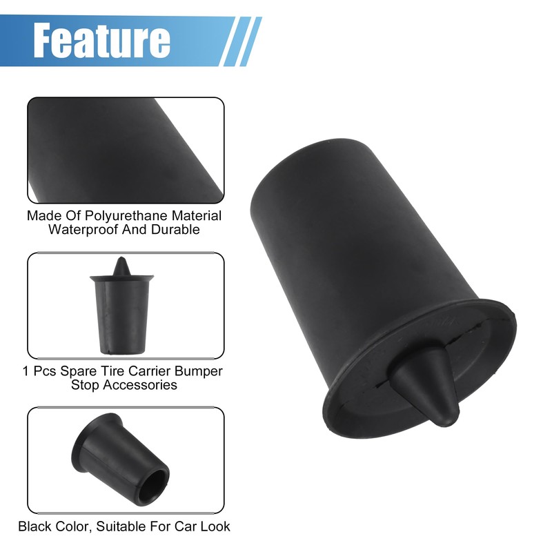 QUARKZMAN Spare Wheel Bumper for Jeep 55395993AB