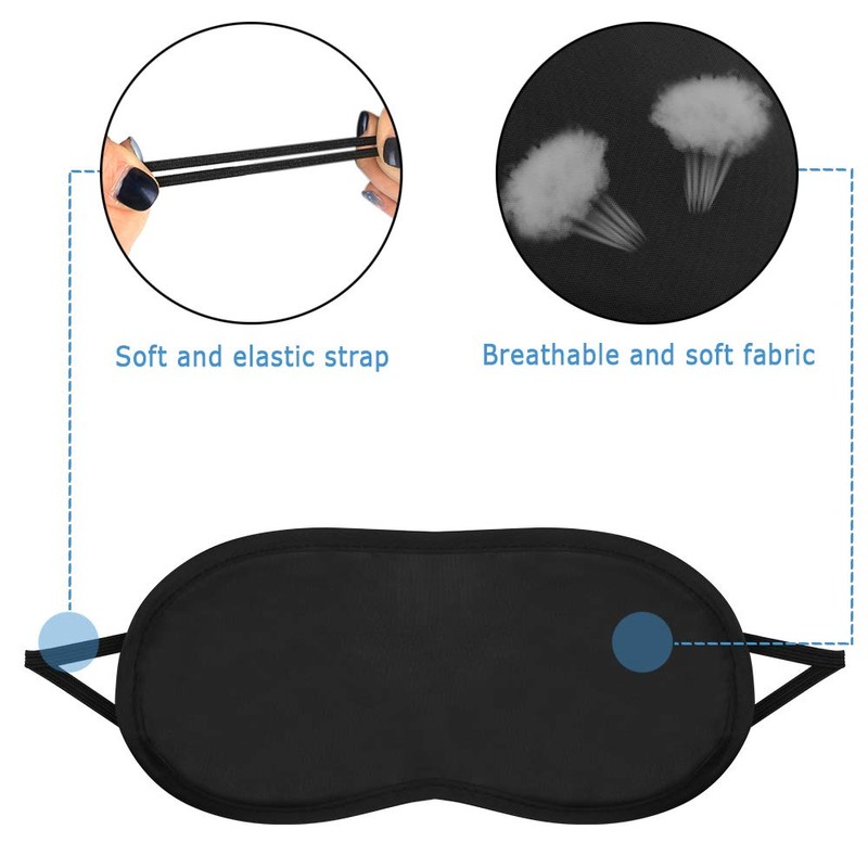 30 Packs Eye Disposable Sleeping Blindfold Eye Shade Cover Light