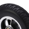 Wheelchair Wheel Replacement Solid PU Reinforced Aluminum Alloy Hub Walker