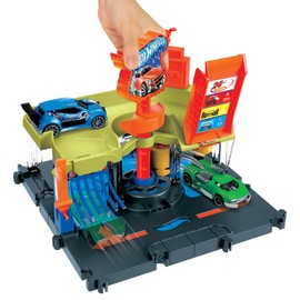 Mattel - Hot Wheels City Car Wash Speed Clean Playset