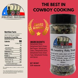 Holy Trinity Seasoning Hill Country by Purgatory Provisions, Spices, Cajun Seasoning, Spices and Seasonings, Seasonings and Spices for Cooking, Creole Seasoning, Louisiana, Herbs, Spices & Seasonings
