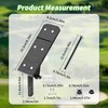 10L0L Golf Cart Accelerator & Brake Pedal Pad Kit Compatible