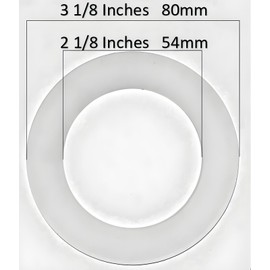 NUFLUSH Glacier Bay Flush Silicone Seal 3 &1/8 Outer Diameter 2 & 1/8 Inner Diameter