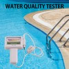 PH Meter Chlorine Tester, 2 in 1 Digital Water Quality