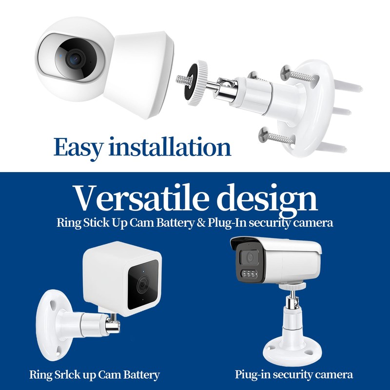 SI SEN Pack of 4 Ring Mounts, Ring Camera Mount,