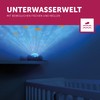 ZAZU Otto der Otter - LED-Nachtlichtprojektor: Ozean, bewegliche Fische, Wellen,