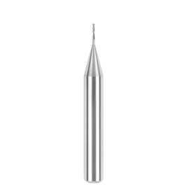 SpeTool Router Bits 1/4 Inch Shank Spiral Router Bit Up Cut CNC Router Bits 1/32 Inch Cutting Diameter 1/8 Inch Cutting Length HRC55 Solid Carbide End Mill for Wood Carving Woodworking