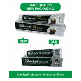 Herbodent® Premium Toothpaste - 21 Herbs for Strong Teeth & Healthy Gums - Neem, Clove, Cinnamon, Cardamom with Natural Mouthwash - No Paraben, No Fluoride, No Saccharin, No Triclosan (6, 3.53 Ounce)
