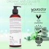 PURA D'OR 16 Oz Organic Anti-Cellulite Massage Oil - Lemon