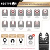 54 PCS Oscillating Saw Blades Professional Universal Wood Multitool Blades