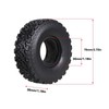 Dickly 4x RC Car Tires RC Wheels Tires with Foam,Remote