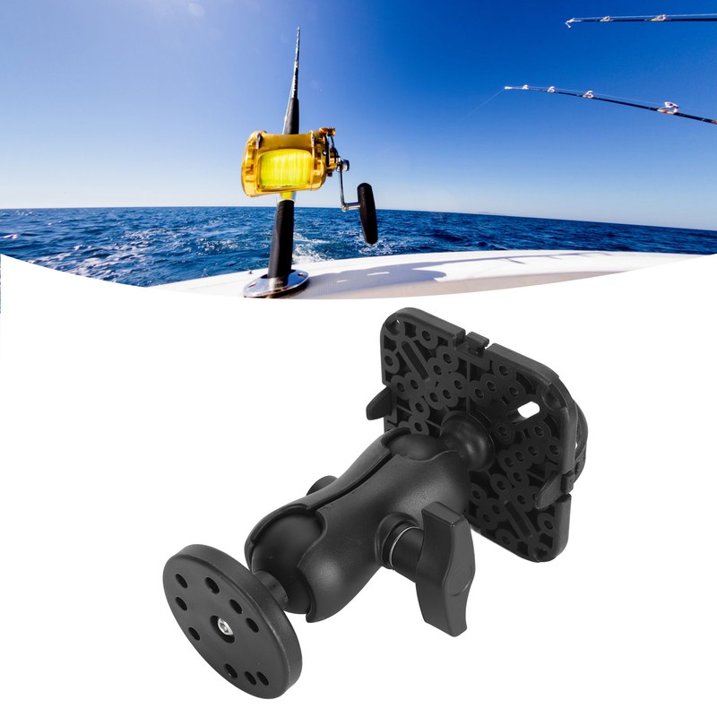 Fish Finder Mount Base Universal 360° Rotation Ball Mount Fish