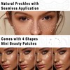 50 Pcs Silver Glitter Freckles Face Tattoo, DIY Glitter Freckles