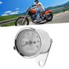 Universal Motorcycle Speedometer Odometer 12V Night Viewing Meter Kilometer Table