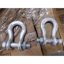 Hubbell As25lbnk Forged Anchor shackle  Bnk 30,000lb  Utl Strength(2ct)