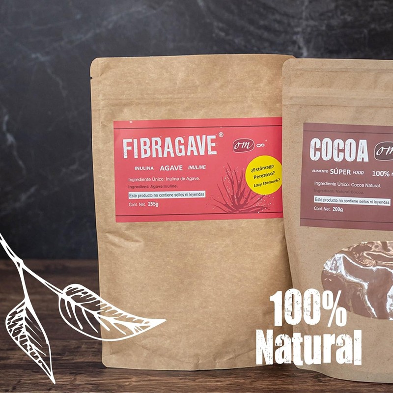 Inulina de Agave Orgánica en Polvo – Fibra Prebiótica 3×255