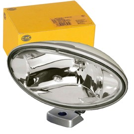 HELLA 1FB 007 892-071 FF/Halogen-Spotlight - Comet FF 300 - 12V - Oval - Reference number: 17.5 - mounting - Clear diffusing lens - Lens Colour: transparent - left/right