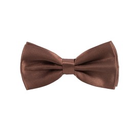 Grade Code Mens Suspenders and Bow Tie Set Adjustable Elastic Clip On Suspenders for Wedding, Brown, Suspender and Bowtie Set