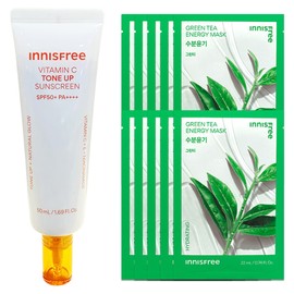 Innisfree Vitamin C Blemish Tone-Up Sun Cream 50mL+ / 이니스프리 비타민C 잡티 톤업 선크림 50mL+