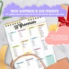 Decorably 52 Sheets Pastel Rainbow Grocery Planner Magnetic with Strong