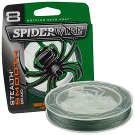 Spiderwire Filo da Pesca Stealth Smooth 8 Moss Green 0.30 mm 150 m Trecciato PE Dyneema Mare Spinning Surfcasting Carpfishing