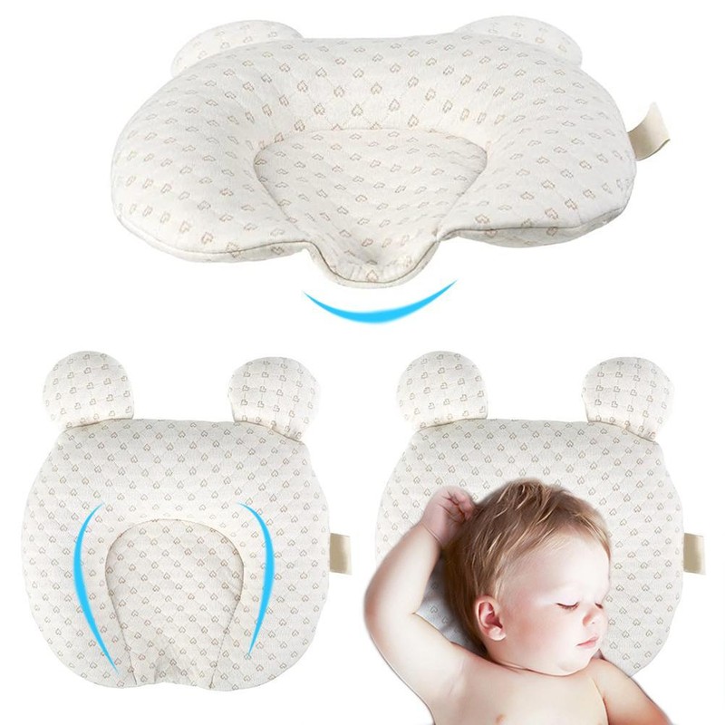 Baby Nursery Pillows Soft Head Shaping Pillows Unisex Newborns Sleep