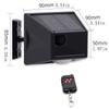 ThreeH Solar Outdoor Motion Sensor Alarm Freely Rotating IP65 Waterproof