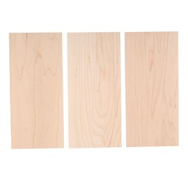 3pcs Guitar Veneer Sheet Maple Wood Guitar Head Plate Luthiers DIY Repair Replacement