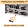 Dummy Plug Headless Ghost Display Emulator Premium Aluminium PC HDMI-Compatible