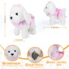 GOBRILLFUN Interactive Plush Puppy Toy for Girls, Grooming Set, Realistic