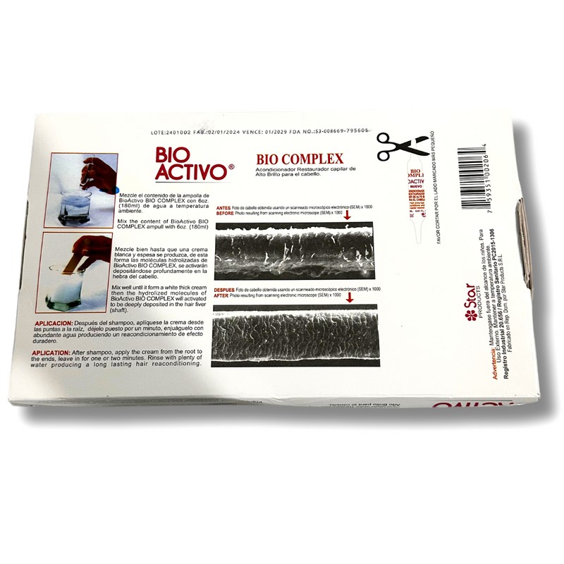 Star 6Pack Ampoulles Bioactivo Bio Complex - Bio Complex Besitos