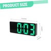 CORHAD 1 Set Digital LED Alarm Clock Simple Design with