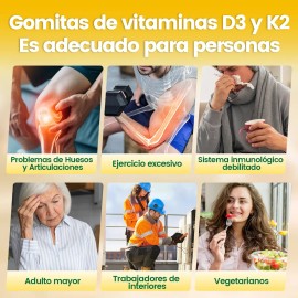 Gomitas Vitamina 10000 Mk7 200 Mcg