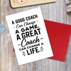 Podagree Thank You Card for Coach Men Women, Ideal Basketball