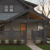 Glidden Total Exterior Paint & Primer All-in-One, Black Magic/Black, Semi-Gloss,
